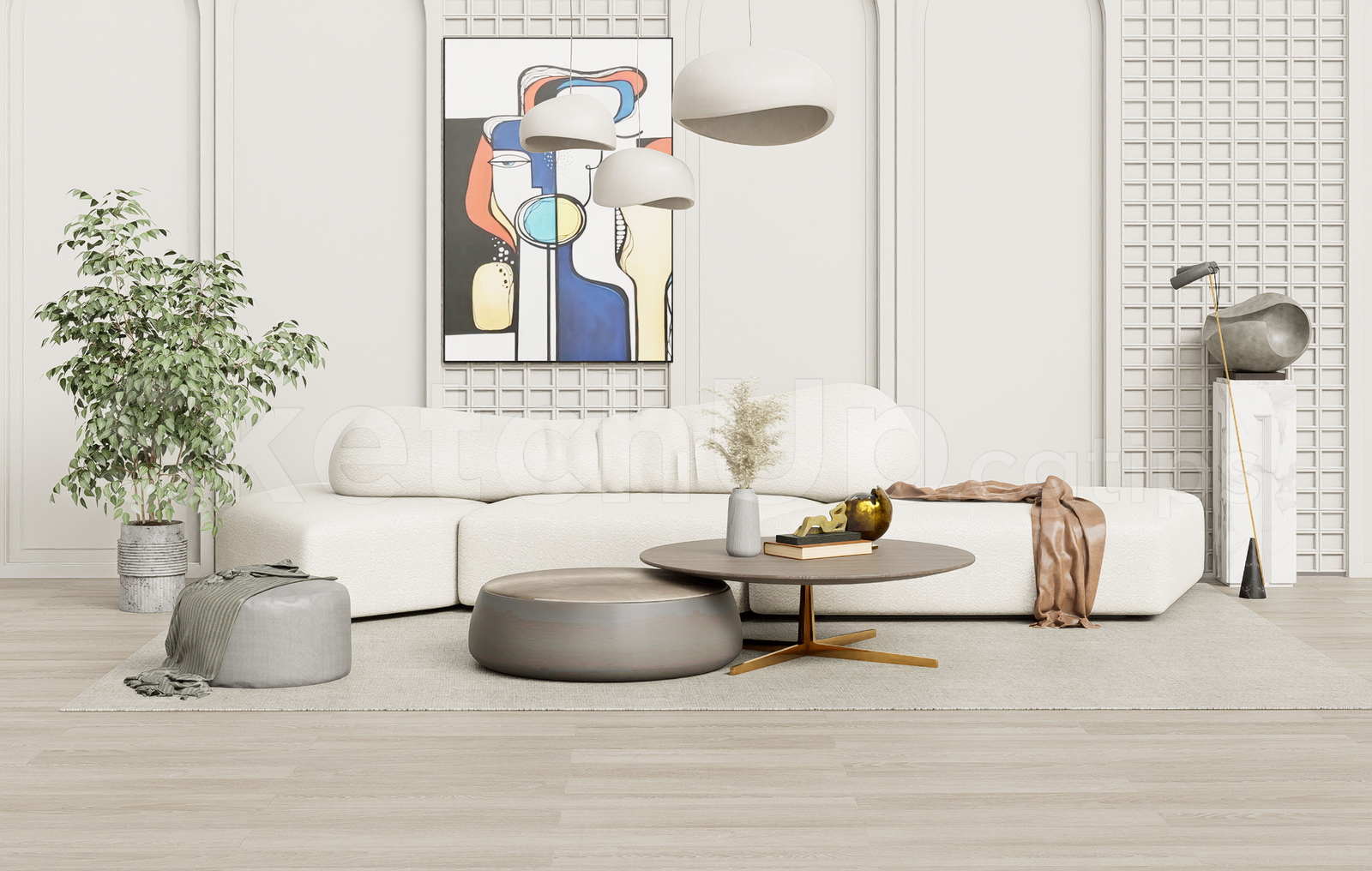 21696. Free Sketchup Sofa Model Download (1)